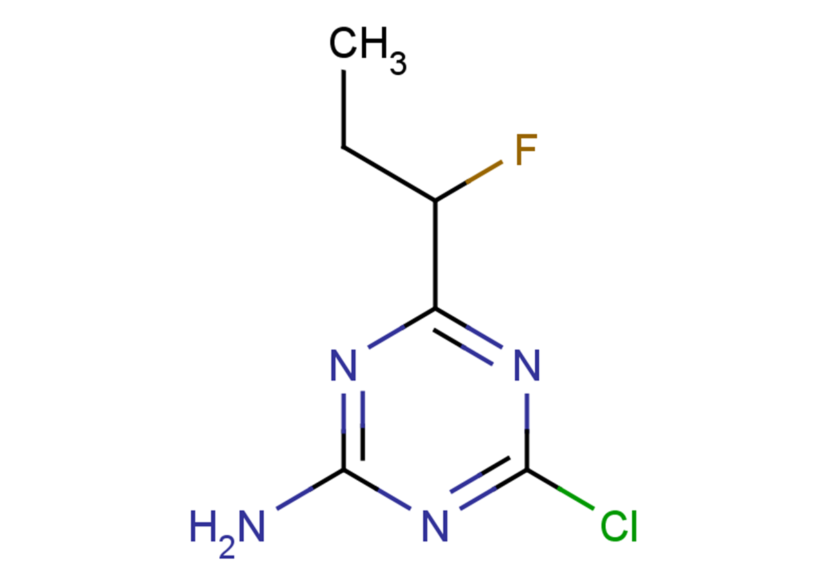 4-chloro-6-(1-fluoropropyl)-1,3,5-triazin-2-amine