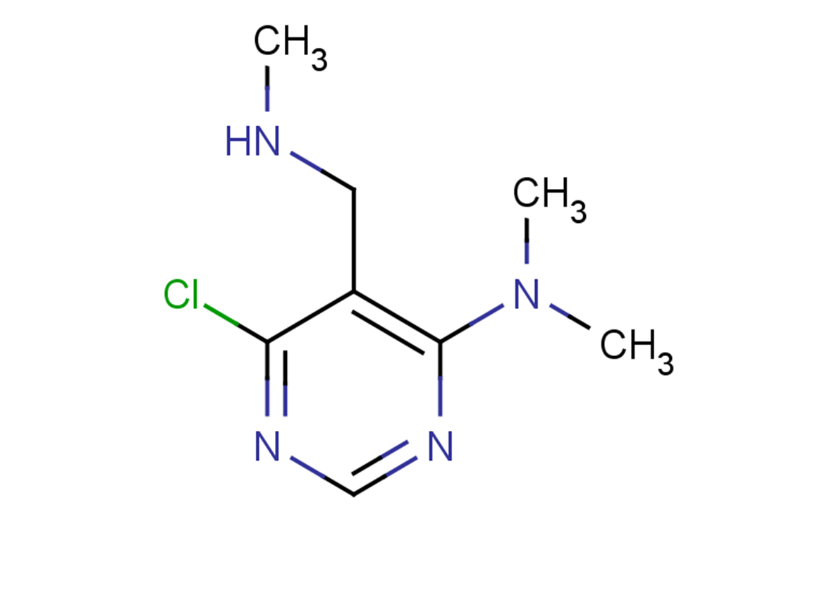 6-chloro-N,N-dimethyl-5-[(methylamino)methyl]pyrimidin-4-amine