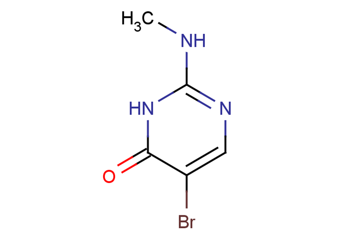 5-bromo-2-(methylamino)-3,4-dihydropyrimidin-4-one