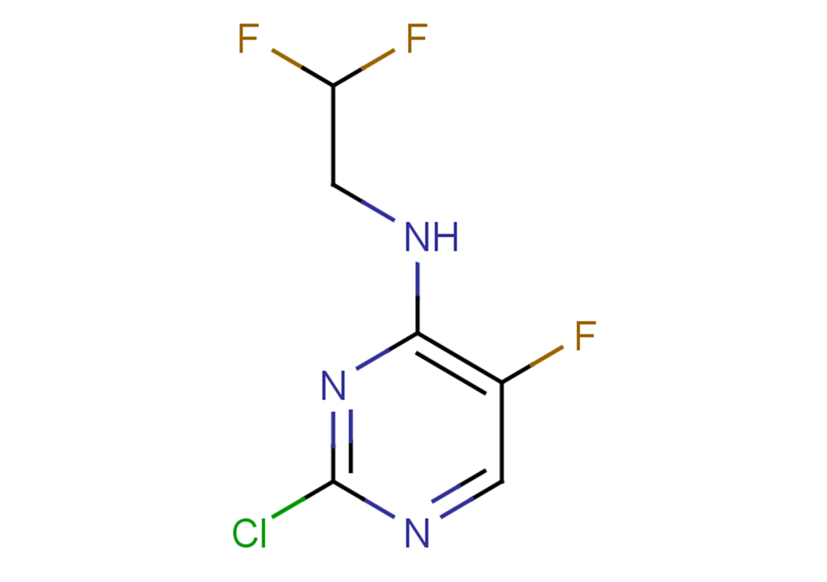 2-chloro-N-(2,2-difluoroethyl)-5-fluoropyrimidin-4-amine