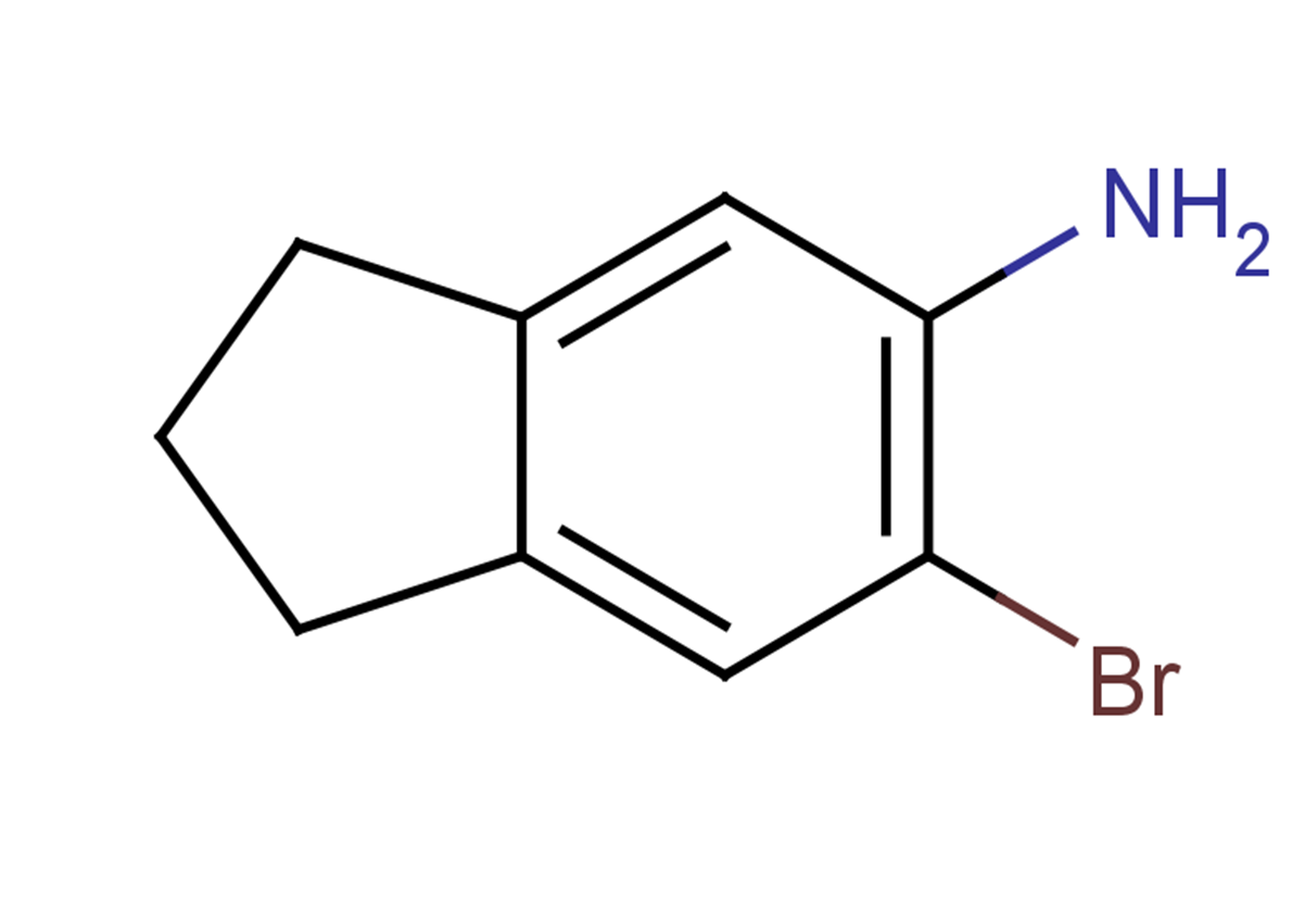 6-bromo-2,3-dihydro-1H-inden-5-amine