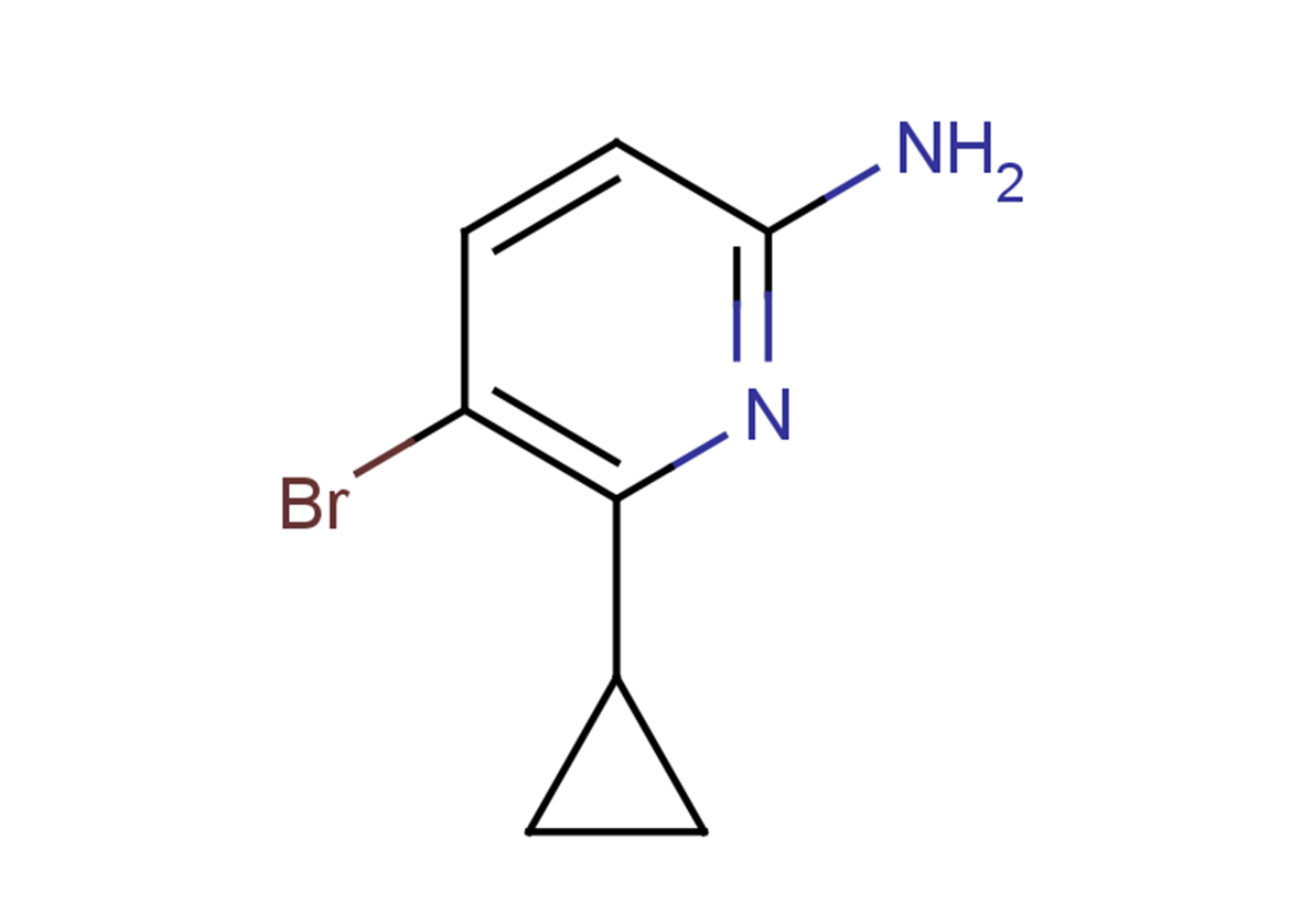 5-bromo-6-cyclopropylpyridin-2-amine