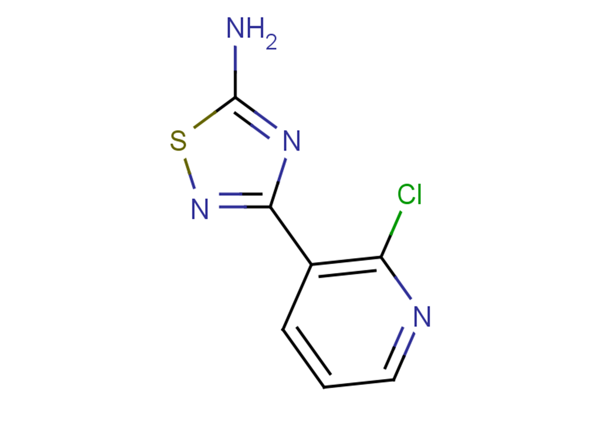 3-(2-chloropyridin-3-yl)-1,2,4-thiadiazol-5-amine