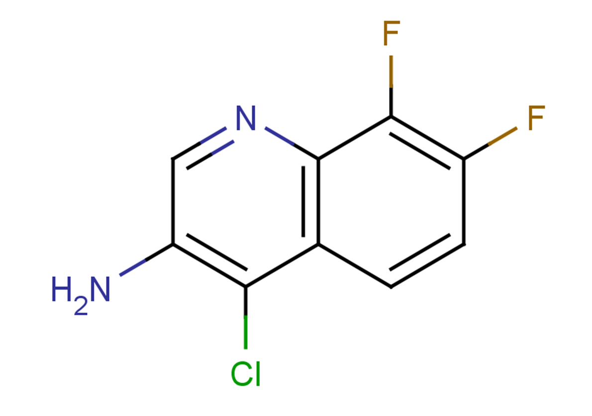 4-chloro-7,8-difluoroquinolin-3-amine