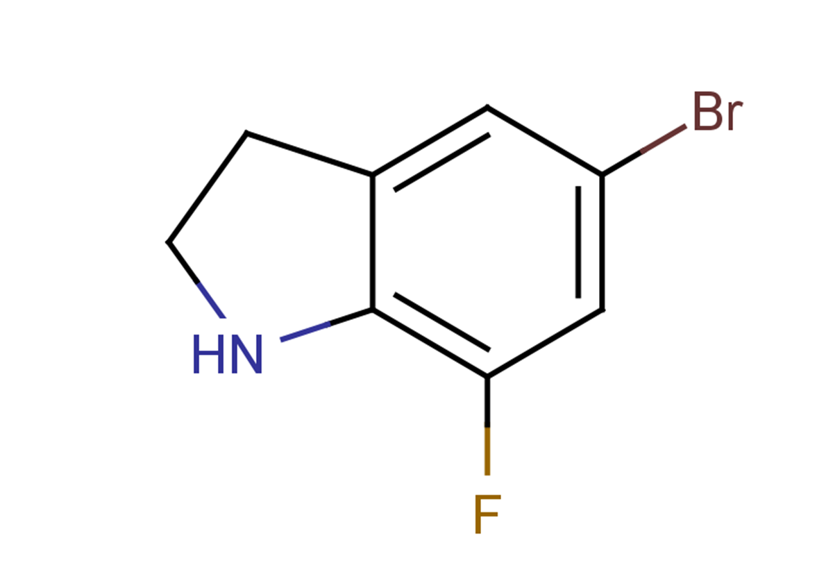 5-bromo-7-fluoro-2,3-dihydro-1H-indole