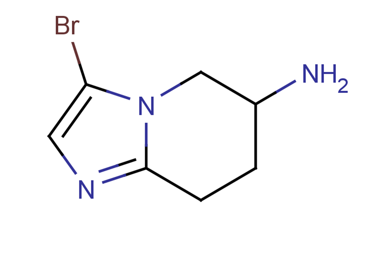 3-bromo-5H,6H,7H,8H-imidazo[1,2-a]pyridin-6-amine