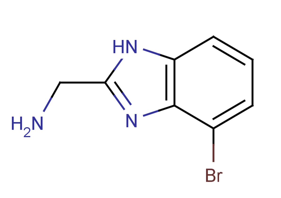 (4-bromo-1H-1,3-benzodiazol-2-yl)methanamine