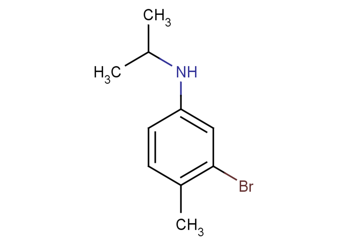 3-bromo-4-methyl-N-(propan-2-yl)aniline