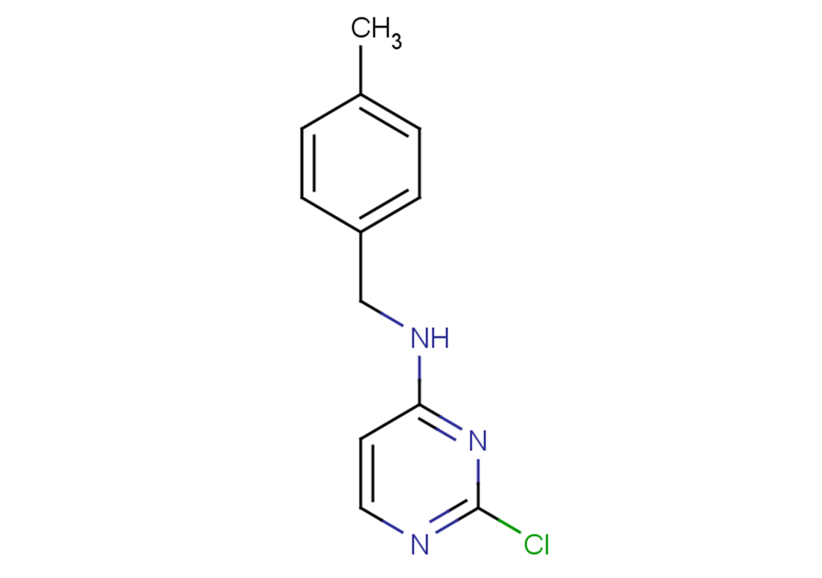 2-chloro-N-[(4-methylphenyl)methyl]pyrimidin-4-amine