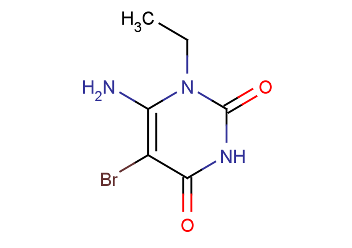 6-amino-5-bromo-1-ethyl-1,2,3,4-tetrahydropyrimidine-2,4-dione