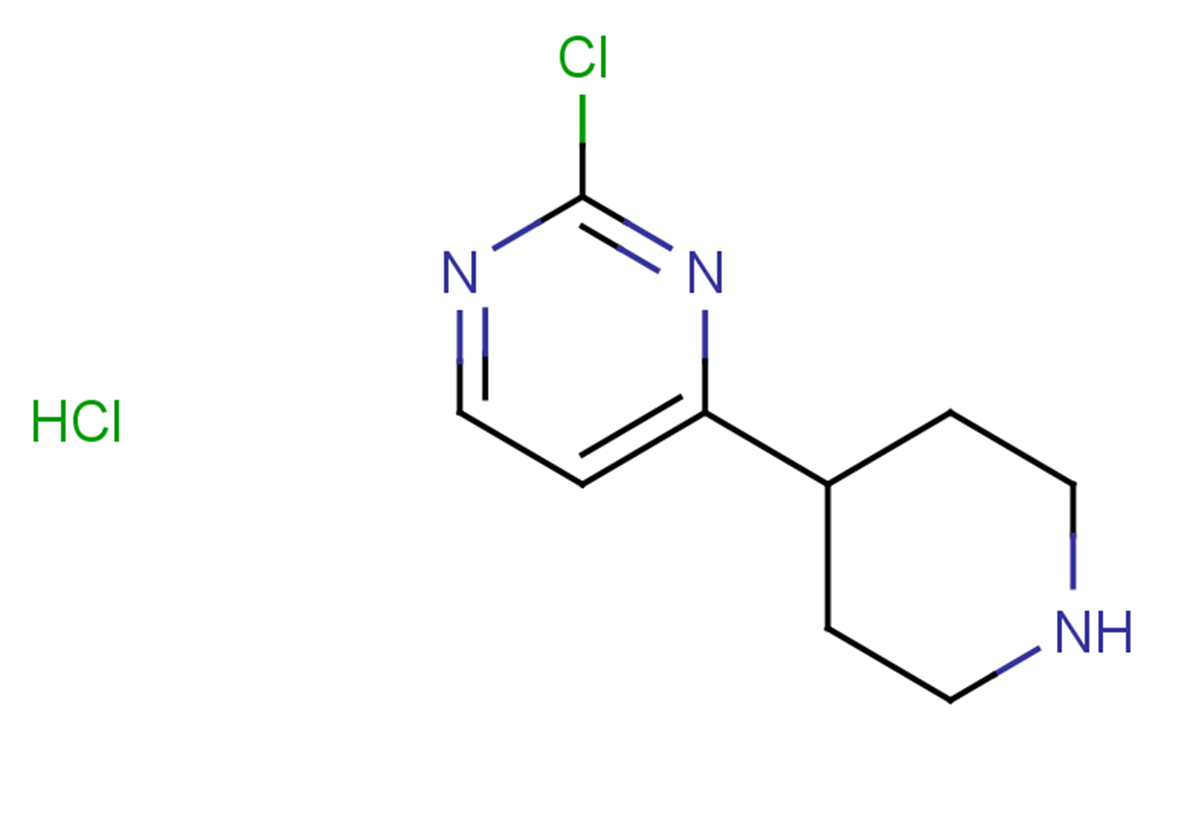 2-chloro-4-(piperidin-4-yl)pyrimidine hydrochloride
