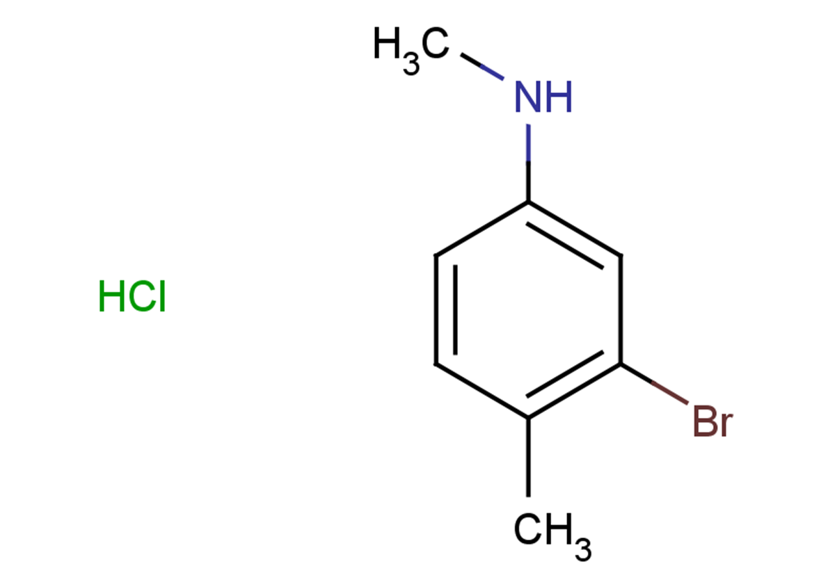 3-bromo-N,4-dimethylaniline hydrochloride