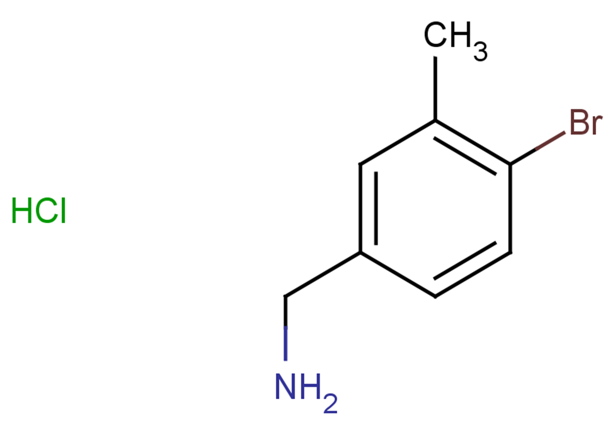 (4-bromo-3-methylphenyl)methanamine hydrochloride
