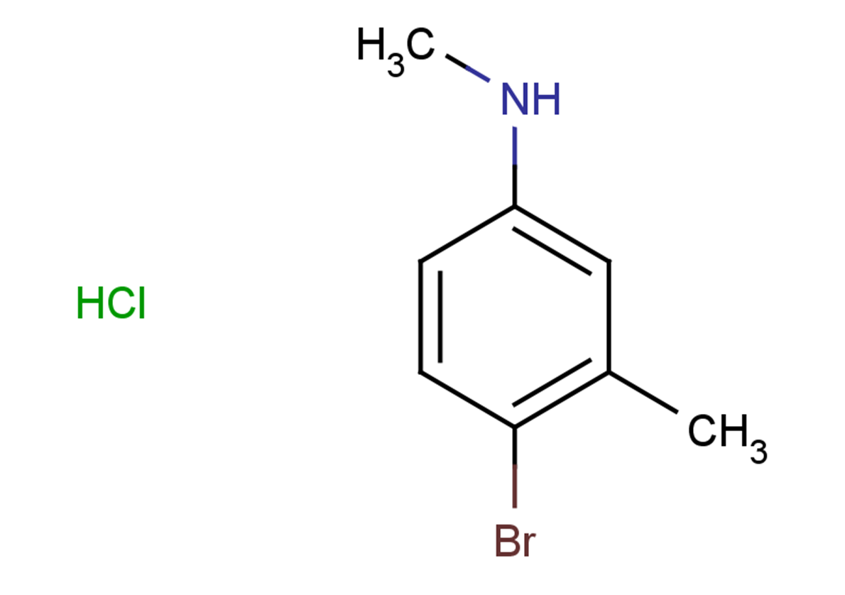 4-bromo-N,3-dimethylaniline hydrochloride