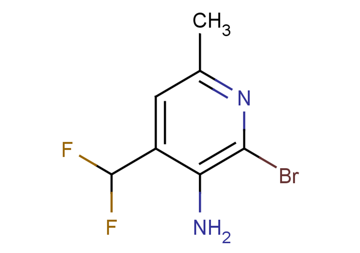 2-bromo-4-(difluoromethyl)-6-methylpyridin-3-amine