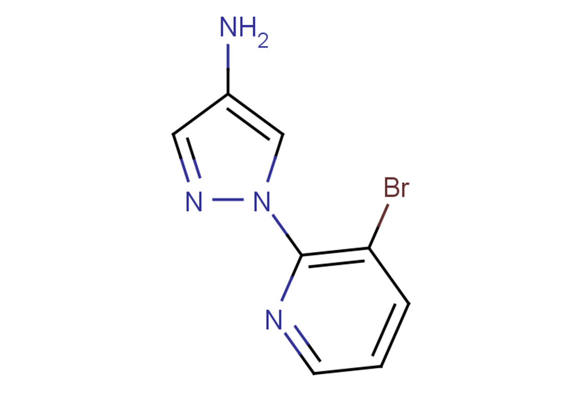 1-(3-bromopyridin-2-yl)-1H-pyrazol-4-amine