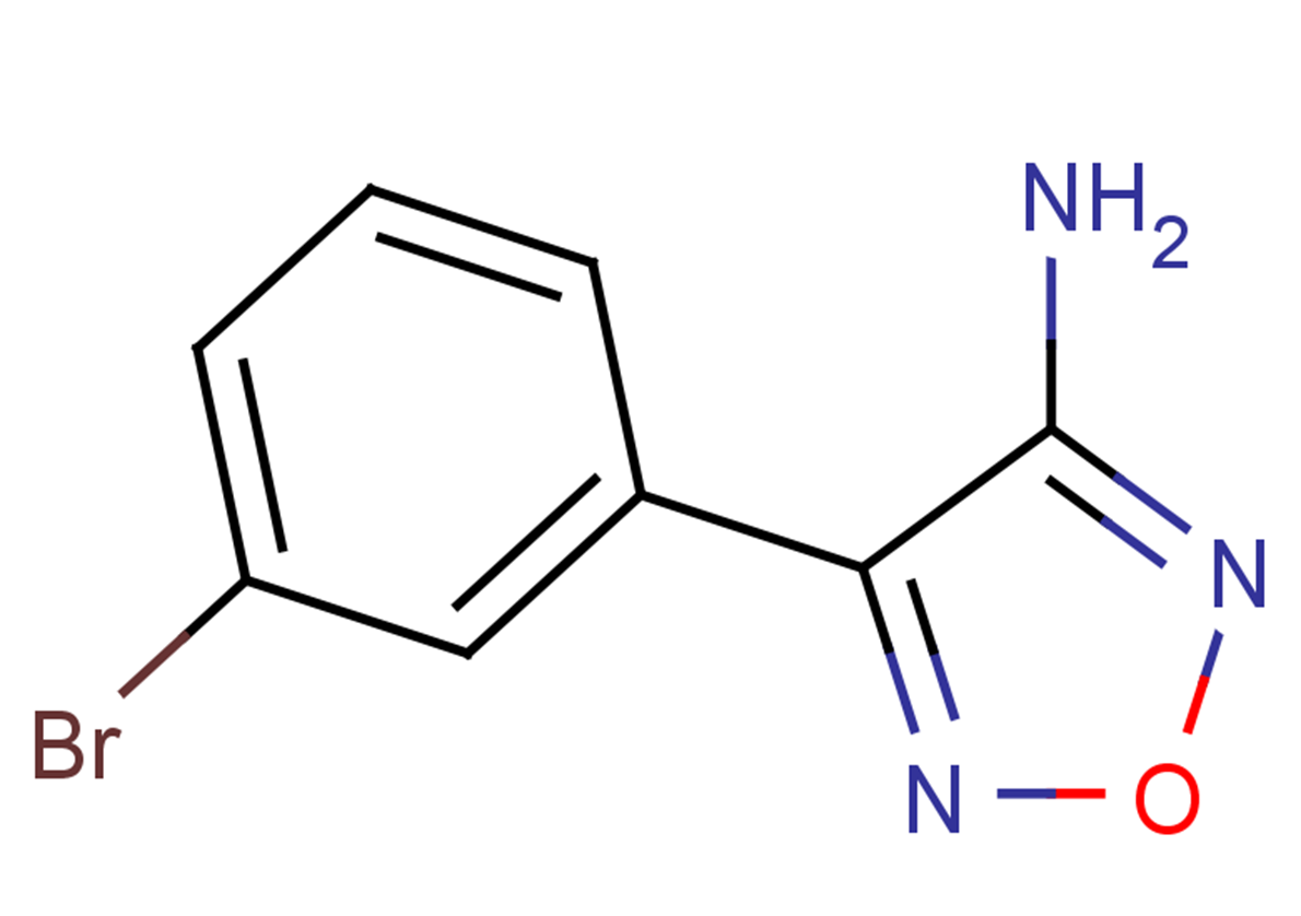 4-(3-bromophenyl)-1,2,5-oxadiazol-3-amine