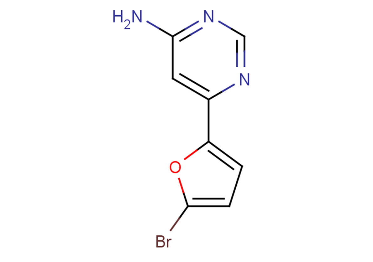 6-(5-bromofuran-2-yl)pyrimidin-4-amine