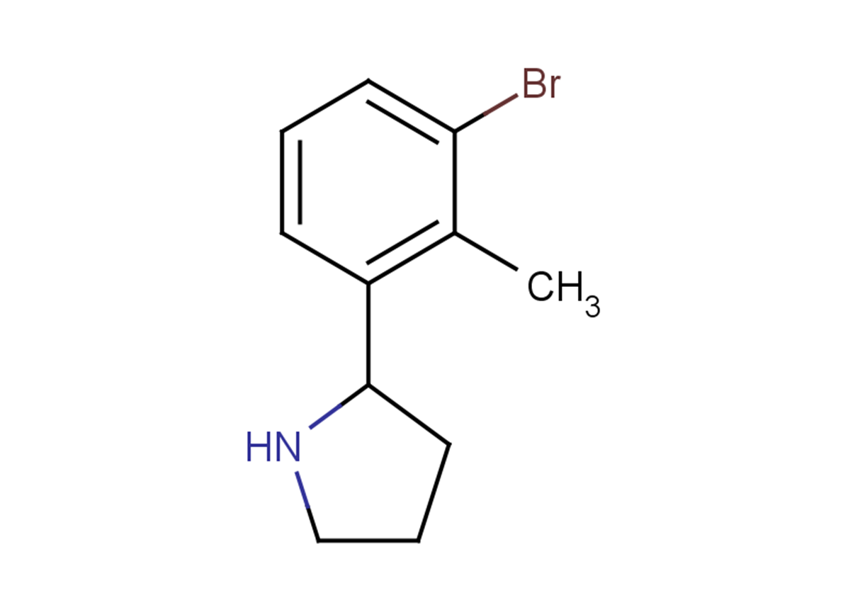 2-(3-bromo-2-methylphenyl)pyrrolidine