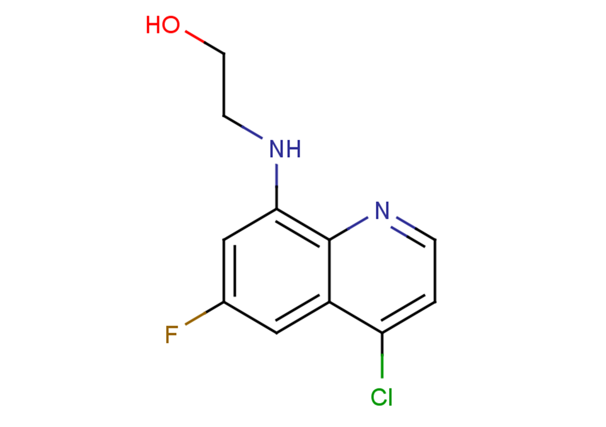 2-[(4-chloro-6-fluoroquinolin-8-yl)amino]ethan-1-ol