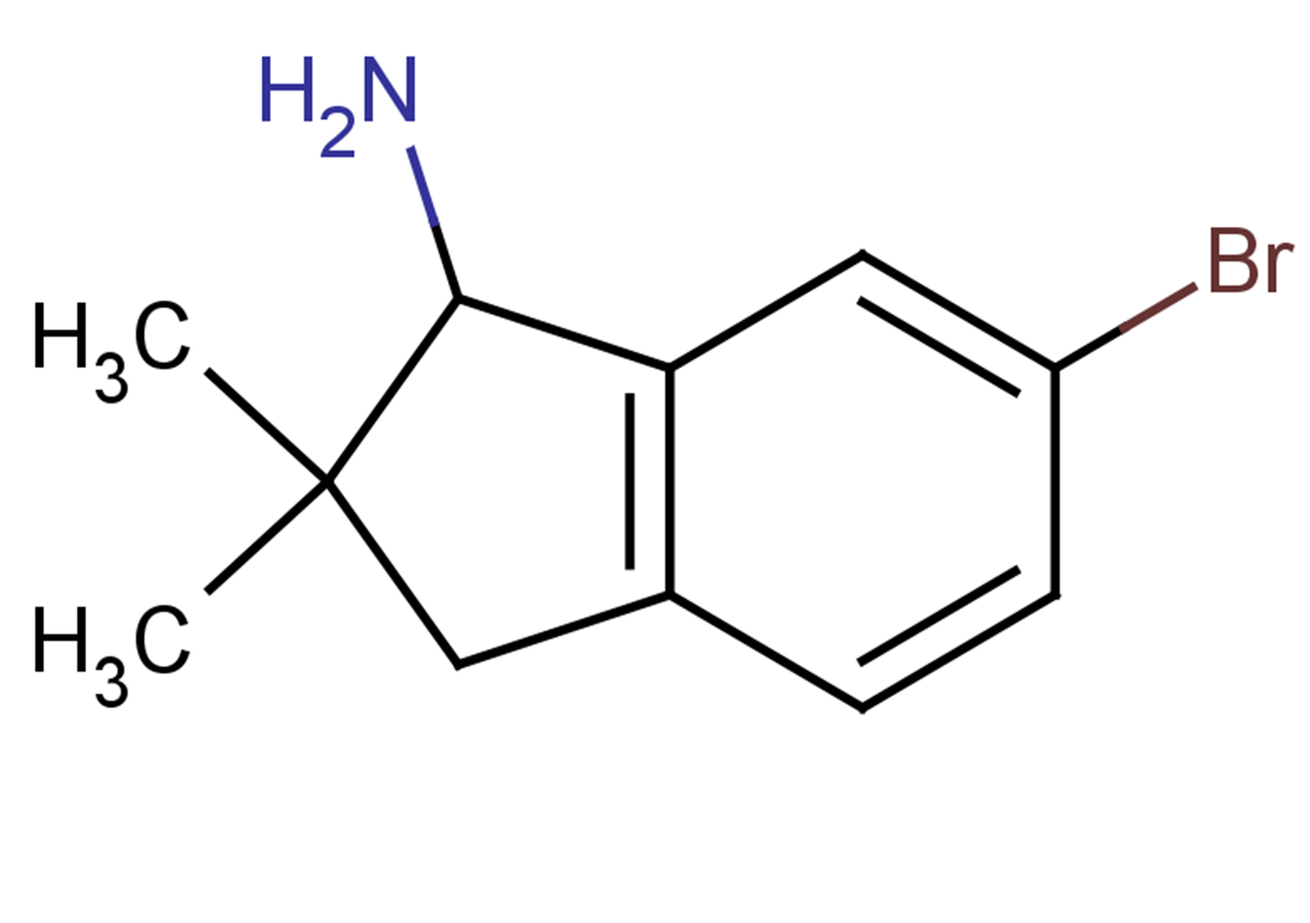 6-bromo-2,2-dimethyl-2,3-dihydro-1H-inden-1-amine