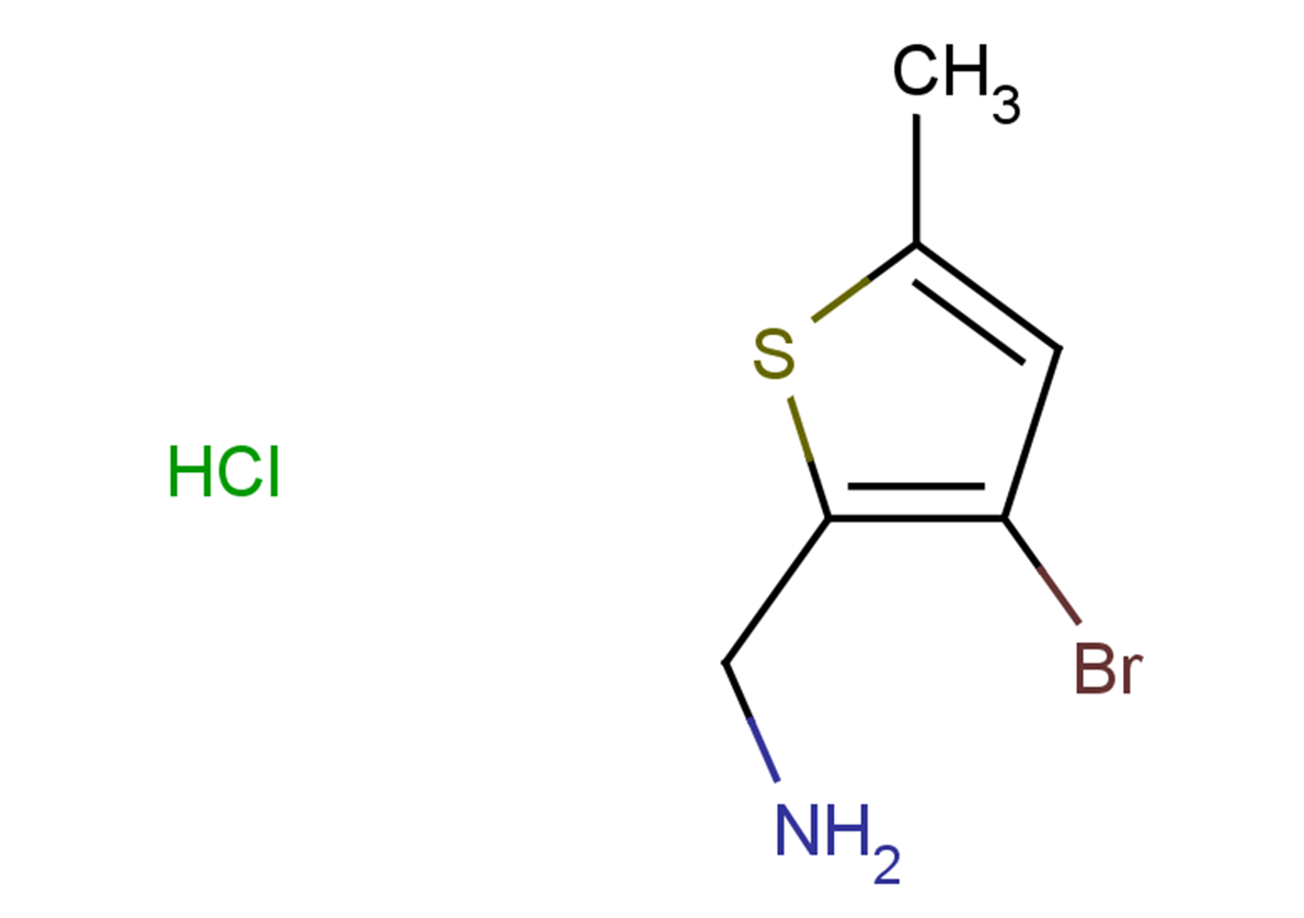 (3-bromo-5-methylthiophen-2-yl)methanamine hydrochloride