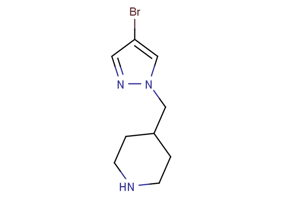 4-[(4-bromo-1H-pyrazol-1-yl)methyl]piperidine