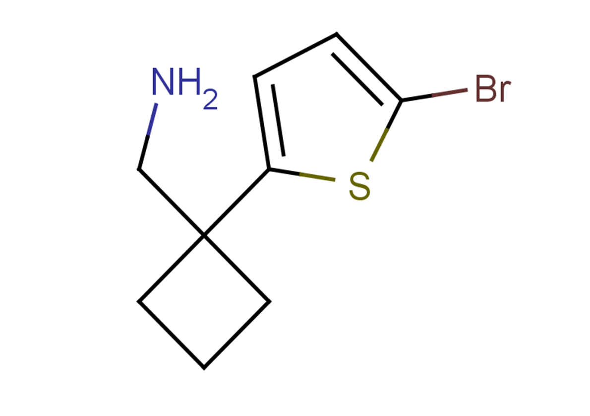 [1-(5-bromothiophen-2-yl)cyclobutyl]methanamine