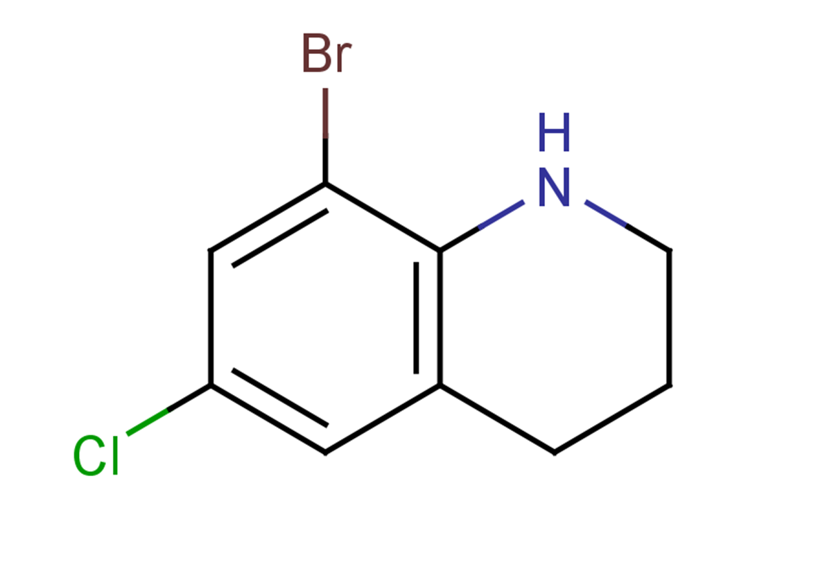 8-bromo-6-chloro-1,2,3,4-tetrahydroquinoline
