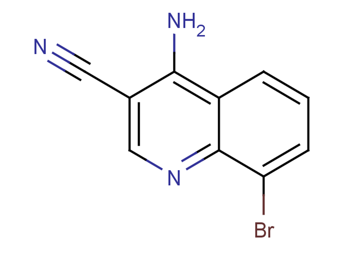4-amino-8-bromoquinoline-3-carbonitrile