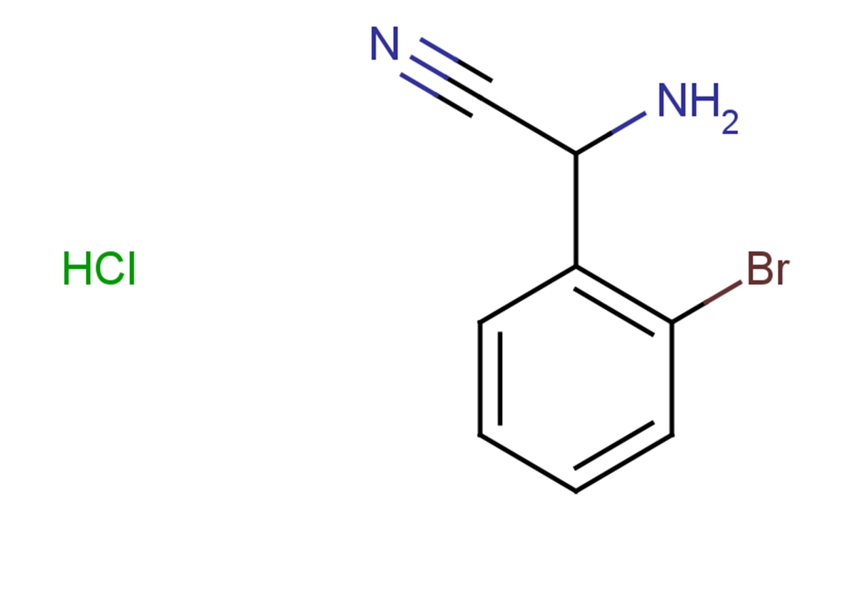 2-amino-2-(2-bromophenyl)acetonitrile hydrochloride