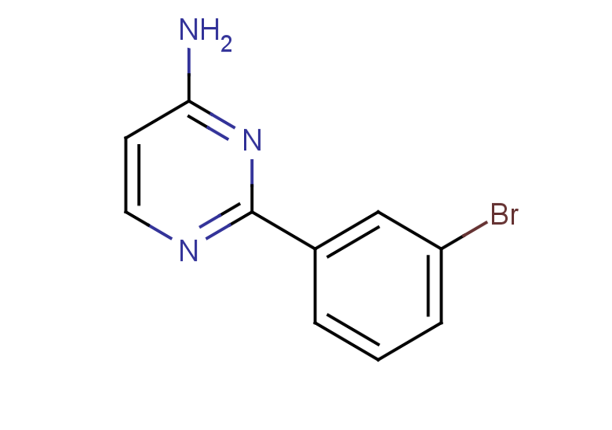 2-(3-bromophenyl)pyrimidin-4-amine