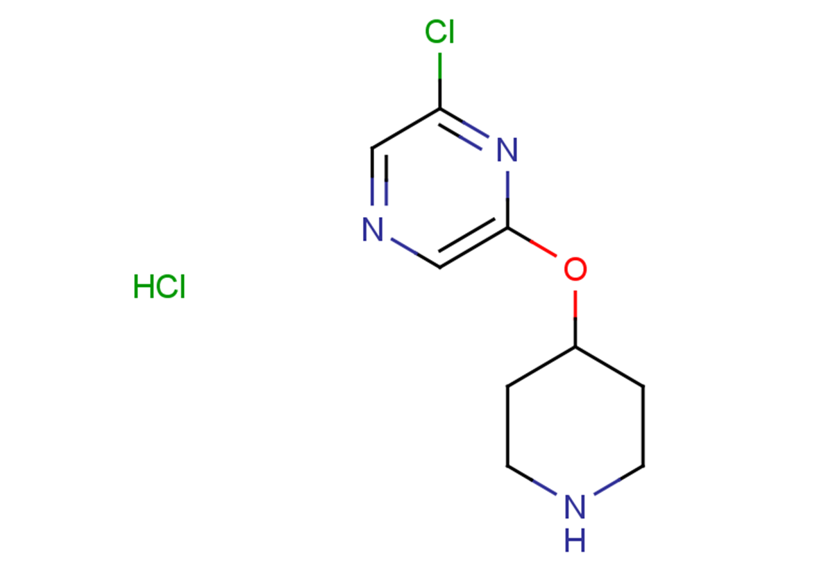 2-chloro-6-(piperidin-4-yloxy)pyrazine hydrochloride