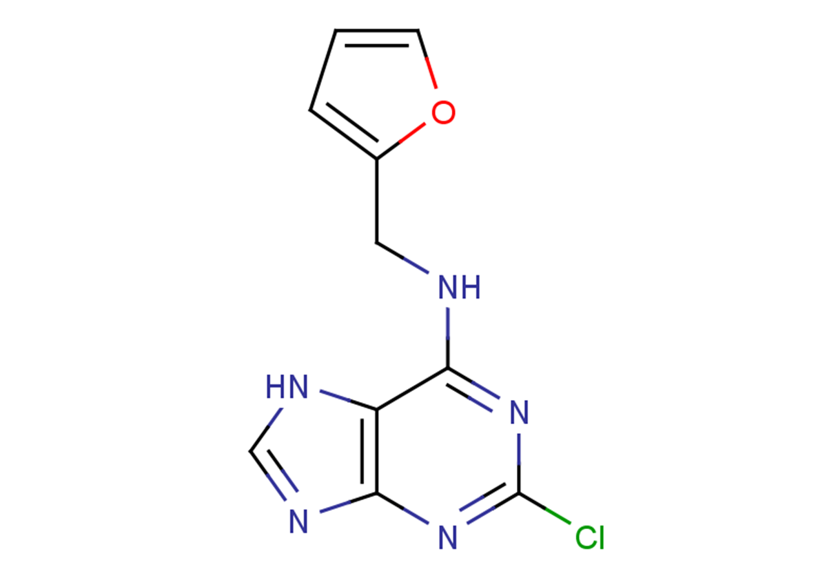 2-chloro-N-(furan-2-ylmethyl)-7H-purin-6-amine