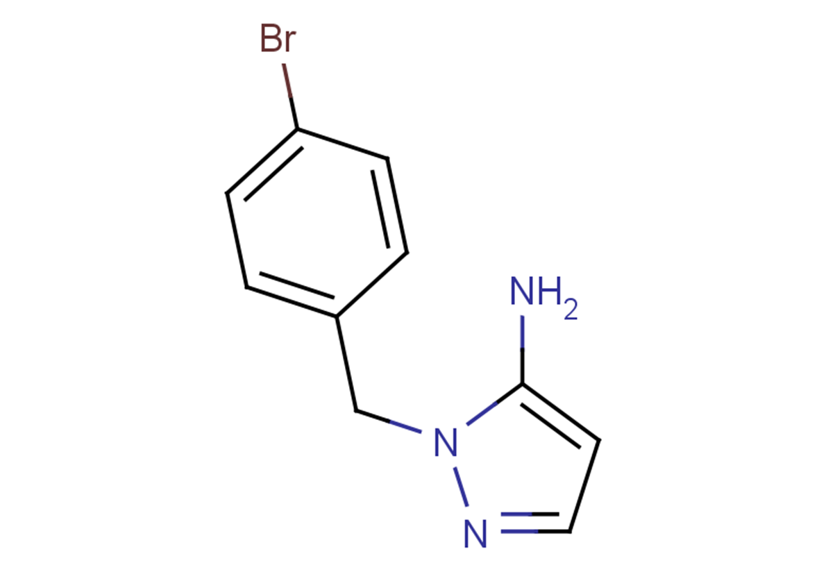1-[(4-bromophenyl)methyl]-1H-pyrazol-5-amine