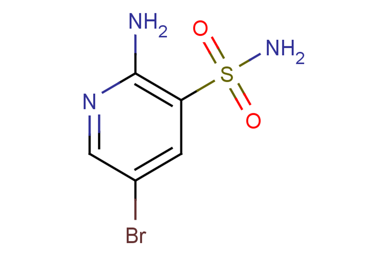 2-amino-5-bromopyridine-3-sulfonamide