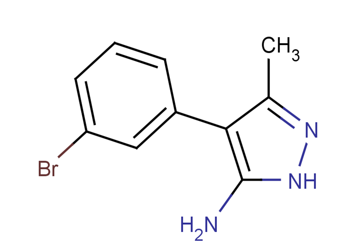 4-(3-bromophenyl)-3-methyl-1H-pyrazol-5-amine