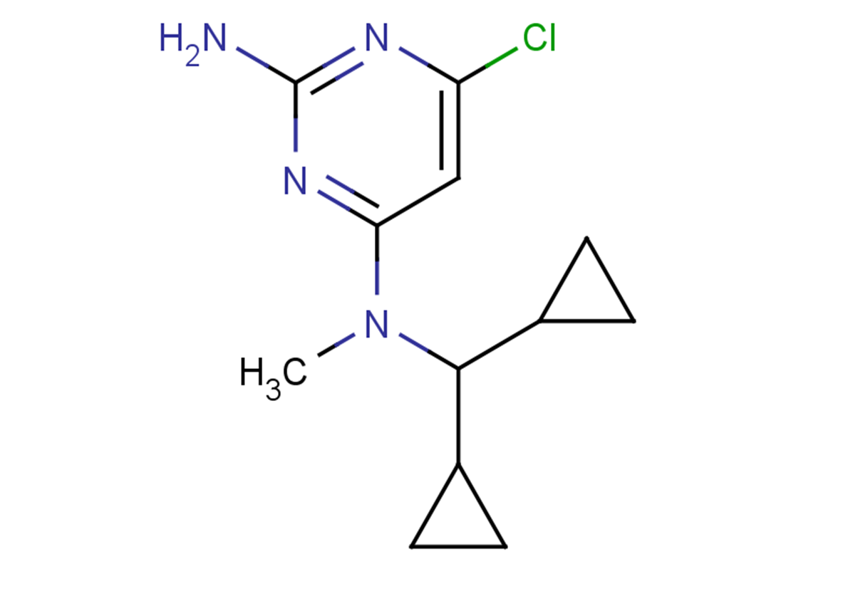 6-chloro-4-N-(dicyclopropylmethyl)-4-N-methylpyrimidine-2,4-diamine