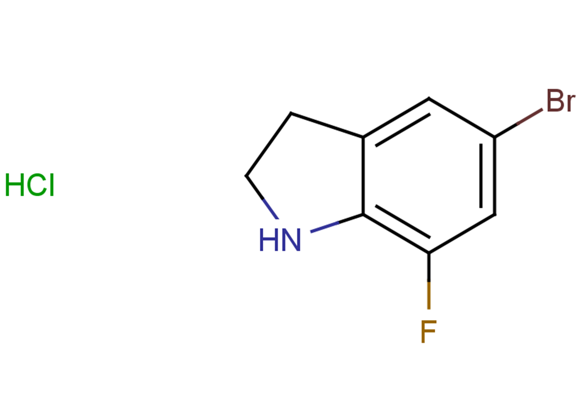 5-bromo-7-fluoro-2,3-dihydro-1H-indole hydrochloride