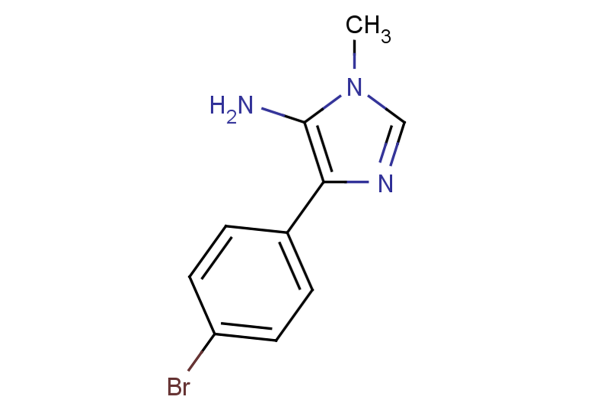 4-(4-bromophenyl)-1-methyl-1H-imidazol-5-amine