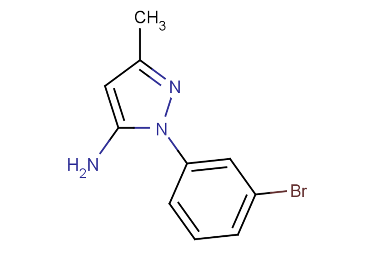 1-(3-bromophenyl)-3-methyl-1H-pyrazol-5-amine