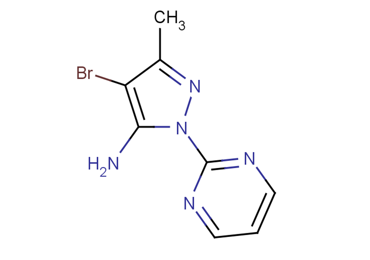 4-bromo-3-methyl-1-(pyrimidin-2-yl)-1H-pyrazol-5-amine