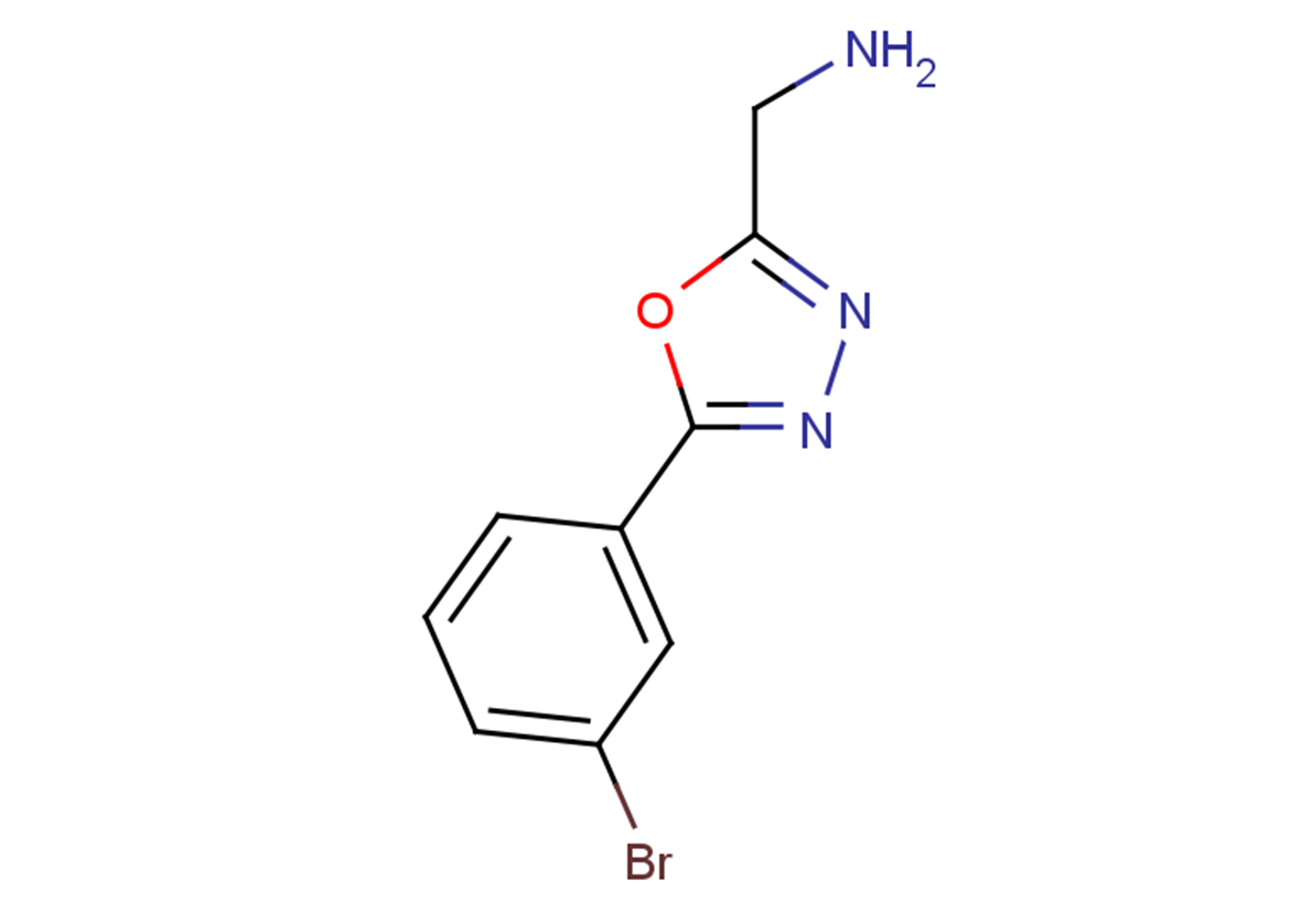 [5-(3-bromophenyl)-1,3,4-oxadiazol-2-yl]methanamine
