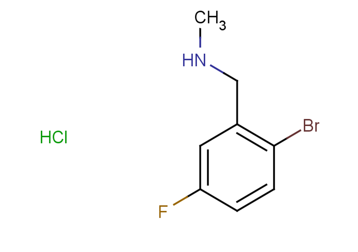 [(2-bromo-5-fluorophenyl)methyl](methyl)amine hydrochloride