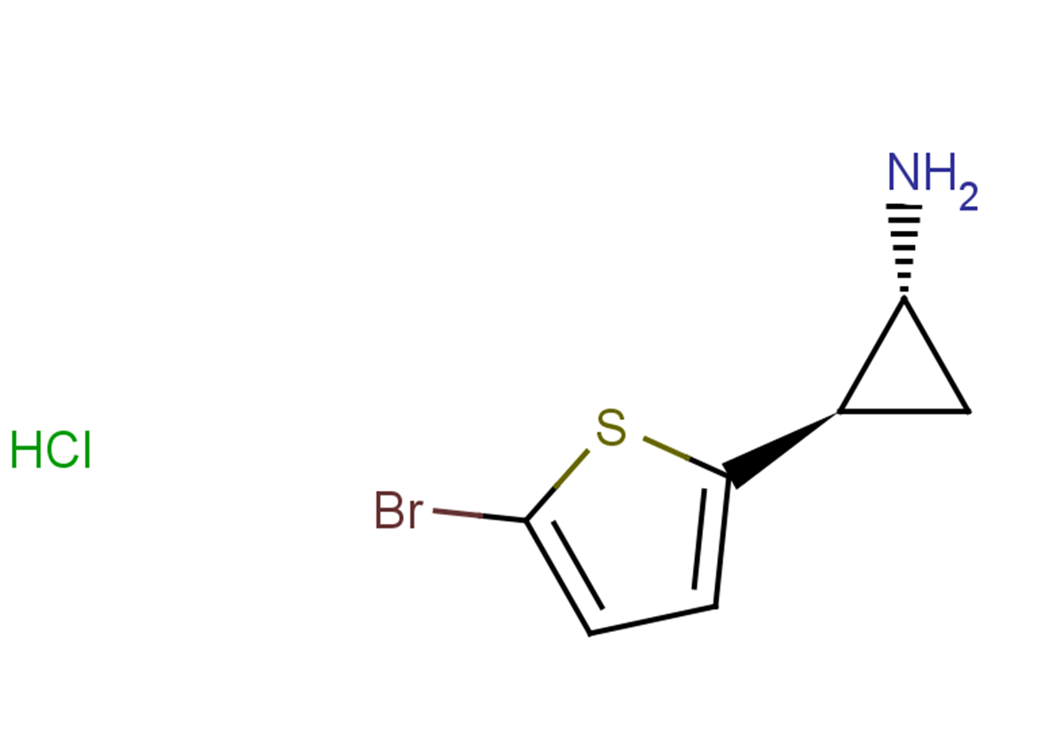 (1R,2R)-2-(5-bromothiophen-2-yl)cyclopropan-1-amine hydrochloride