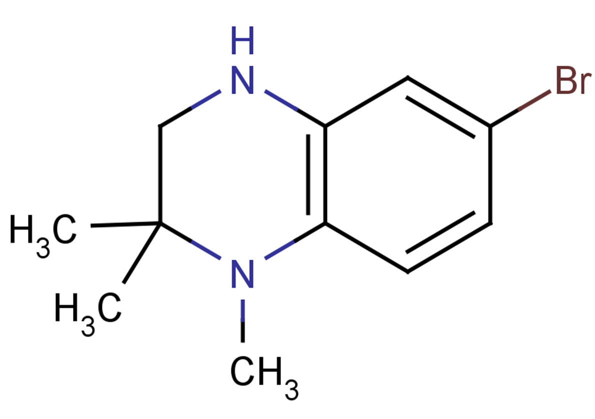 6-bromo-1,2,2-trimethyl-1,2,3,4-tetrahydroquinoxaline