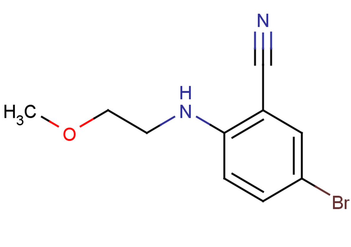 5-bromo-2-[(2-methoxyethyl)amino]benzonitrile