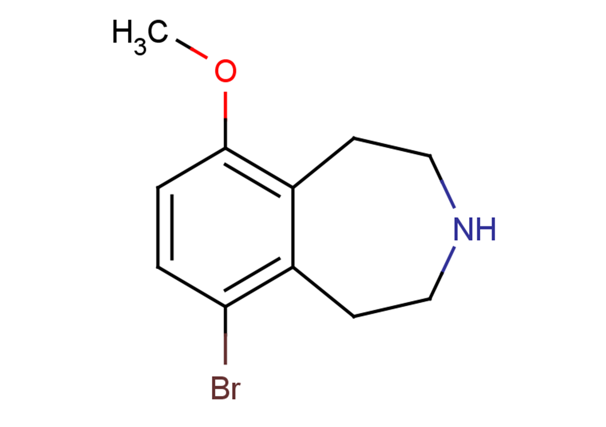 6-bromo-9-methoxy-2,3,4,5-tetrahydro-1H-3-benzazepine