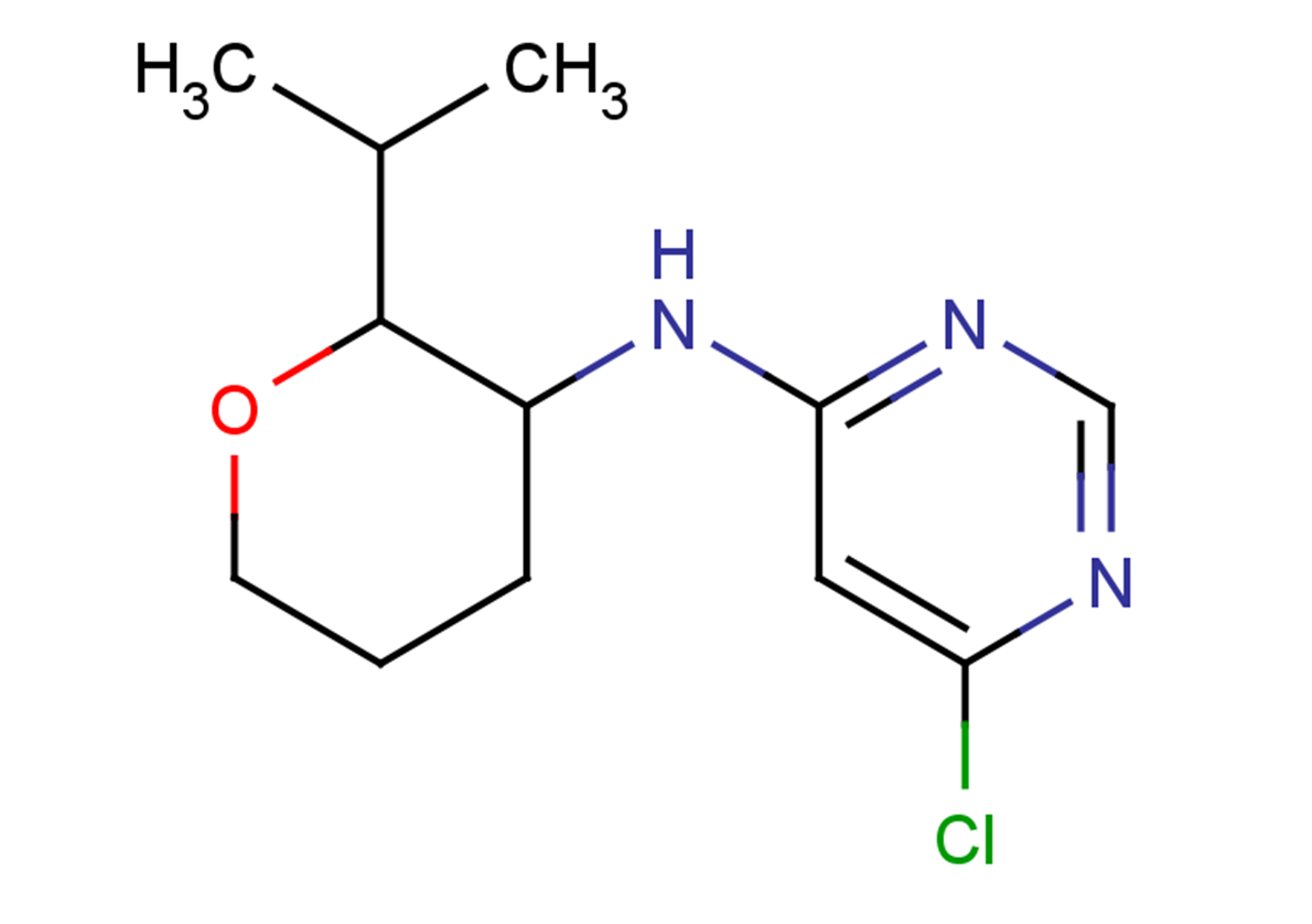 6-chloro-N-[2-(propan-2-yl)oxan-3-yl]pyrimidin-4-amine