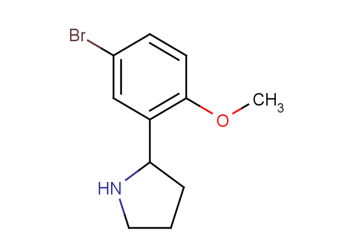 2-(5-bromo-2-methoxyphenyl)pyrrolidine